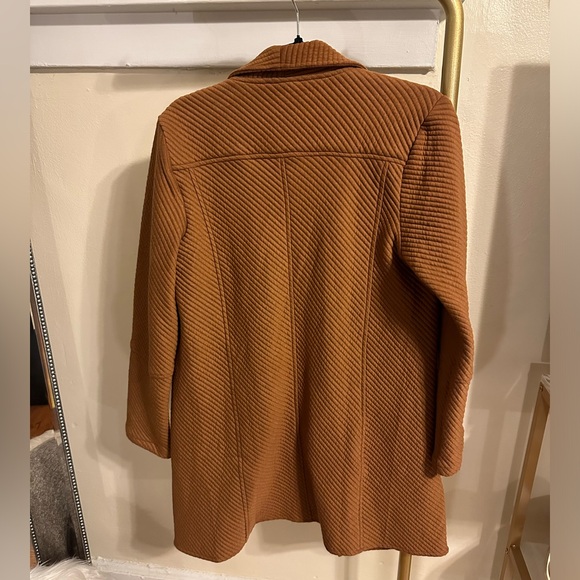 Skies are blue brown open cardigan size small - Picture 2 of 3